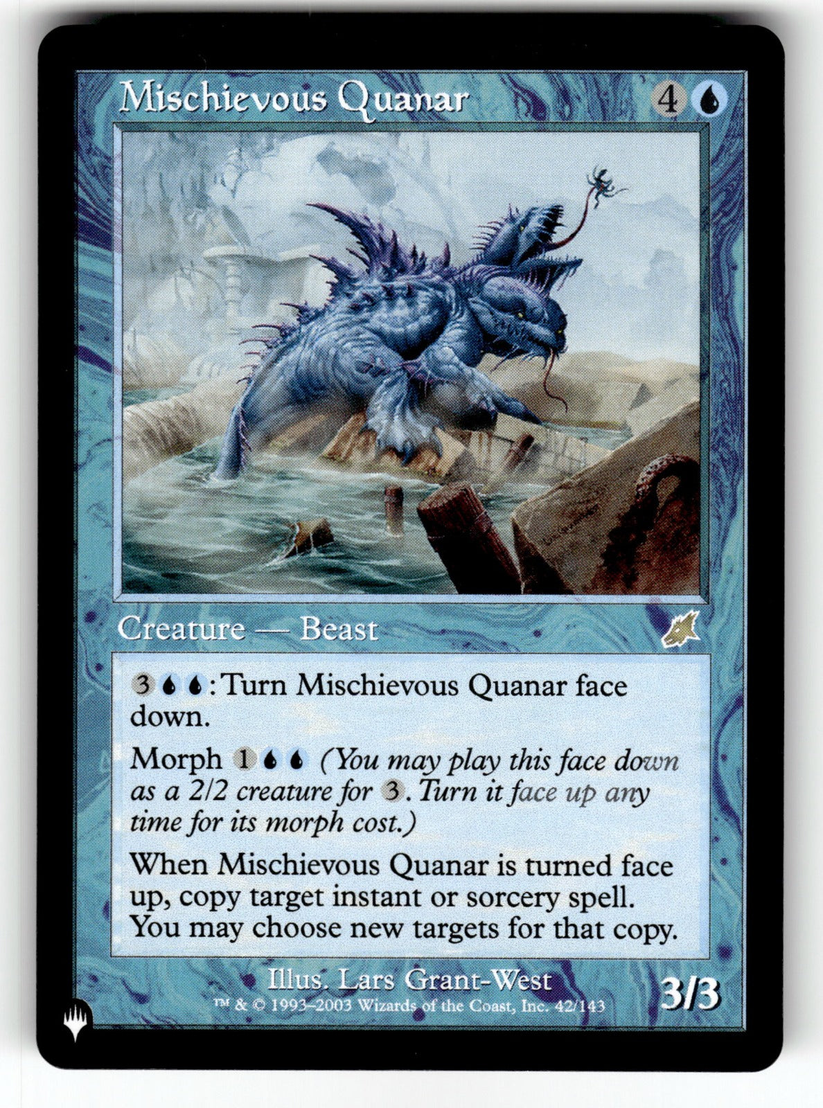 Mischievous Quanar – 42/143 LIST: The List Reprints R NM