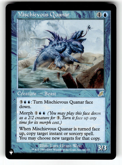 Mischievous Quanar – 42/143 LIST: The List Reprints R NM