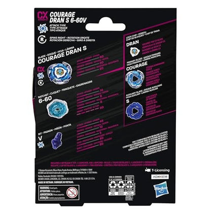 Beyblade X Courage Dran S 6-60v Cx Starter Pack Top and Launcher