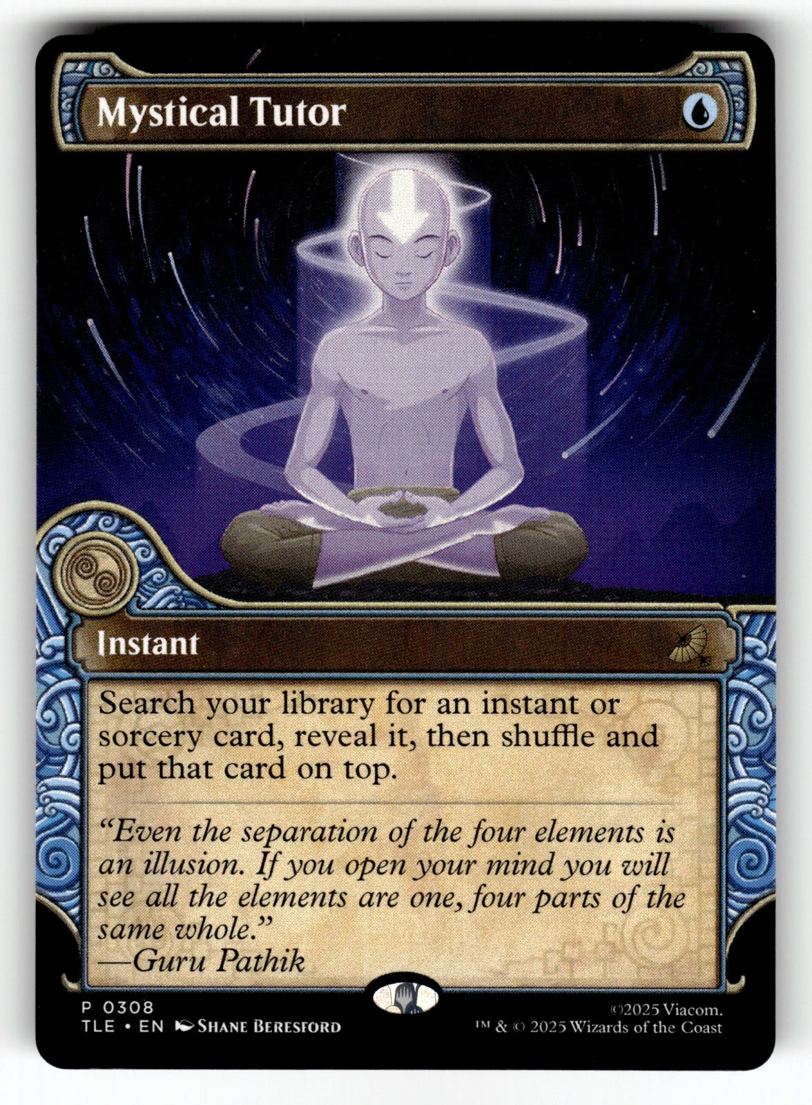 Mystical Tutor (Showcase) – 308 TLE: Avatar: The Last Airbender: Eternal-Legal P NM