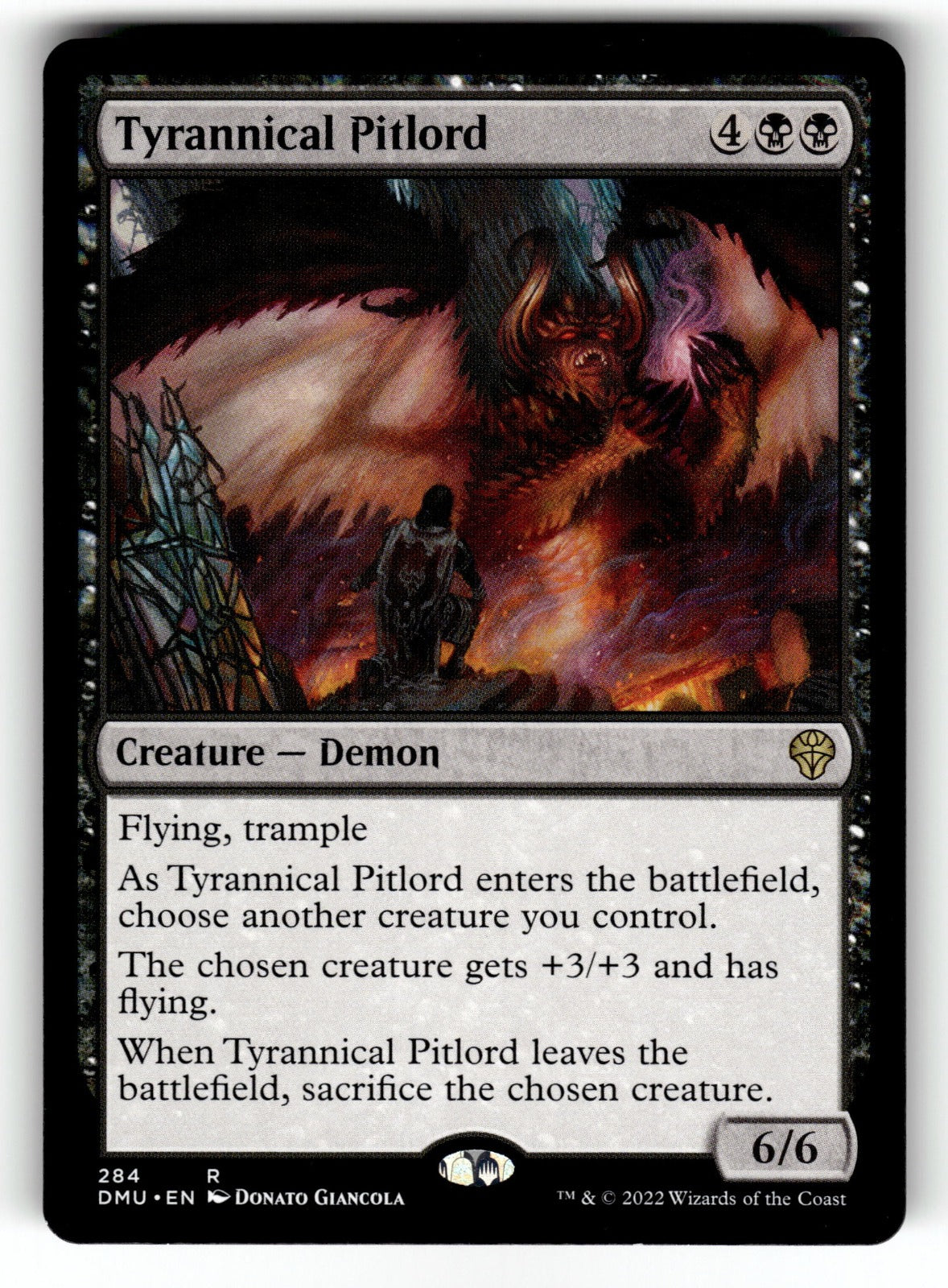 Tyrannical Pitlord – 284 DMU: Dominaria United R NM