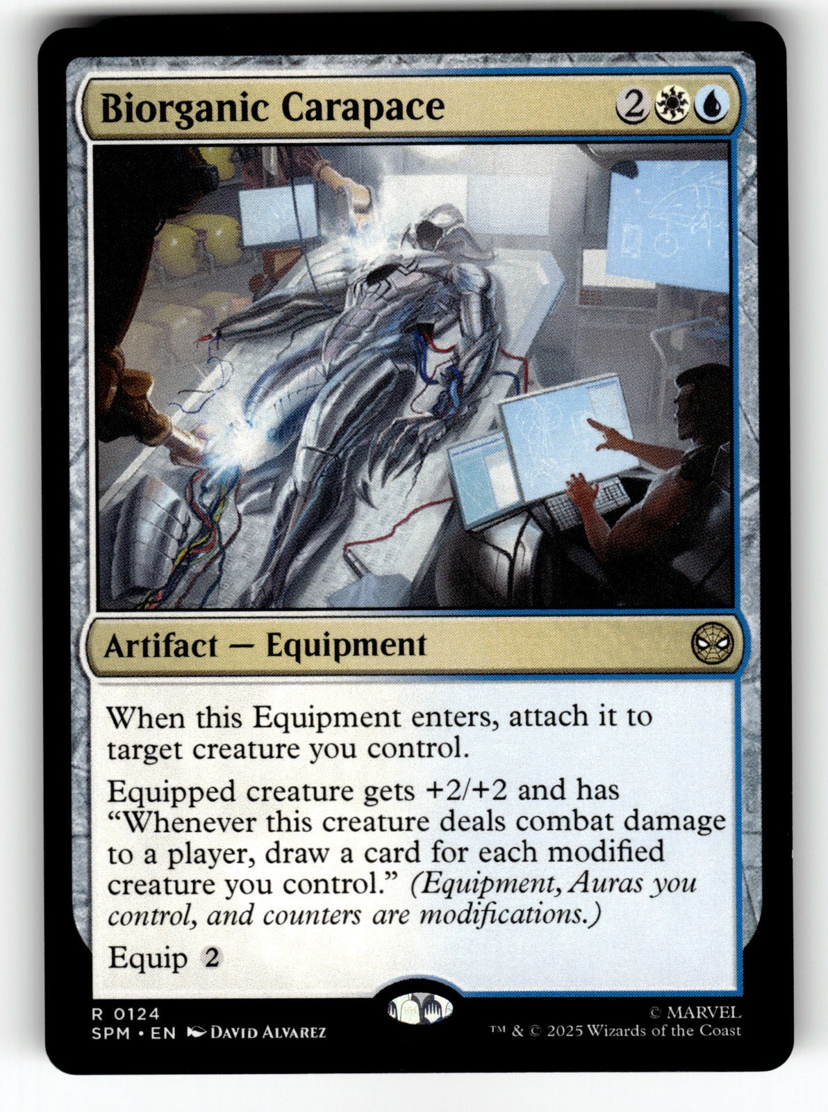 Biorganic Carapace – 124 SPM: Marvel's Spider-Man R NM
