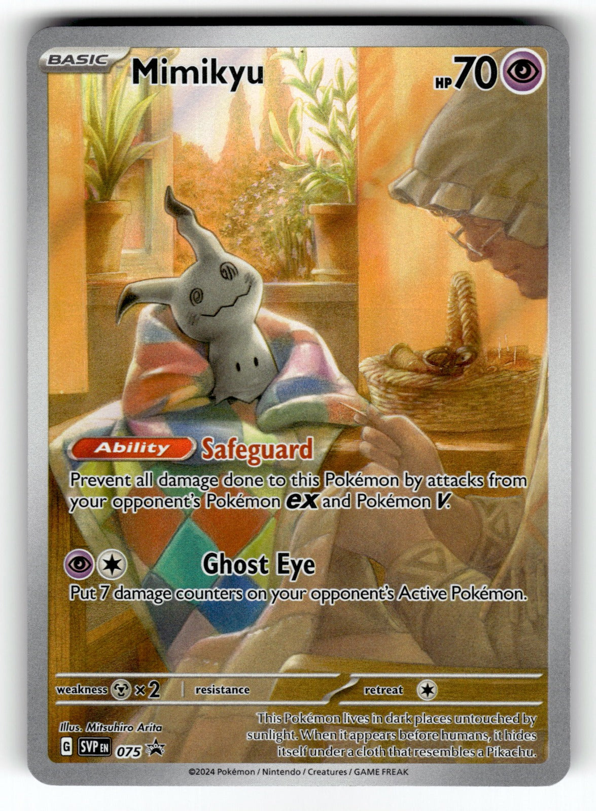 Mimikyu – 075 SVP: SV: Scarlet & Violet Promo Cards Promo Holo NM