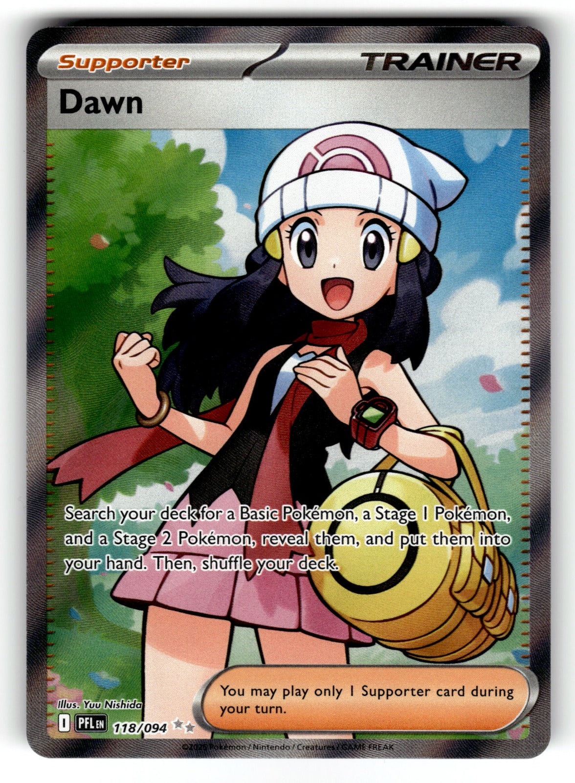 Dawn – 118/094 PFL: ME02: Phantasmal Flames Ultra Rare HoloNM
