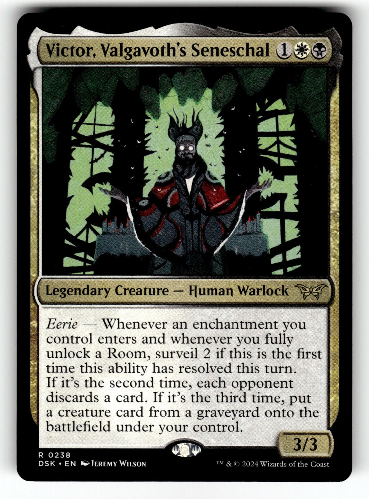 Victor, Valgavoth's Seneschal – 238 DSK: Duskmourn: House of Horror R NM