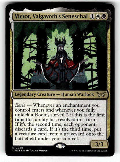 Victor, Valgavoth's Seneschal – 238 DSK: Duskmourn: House of Horror R NM