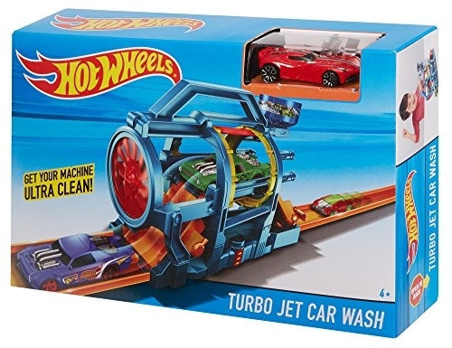 Hot Wheels Turbo Jet Car Wash Vehicle Playset
