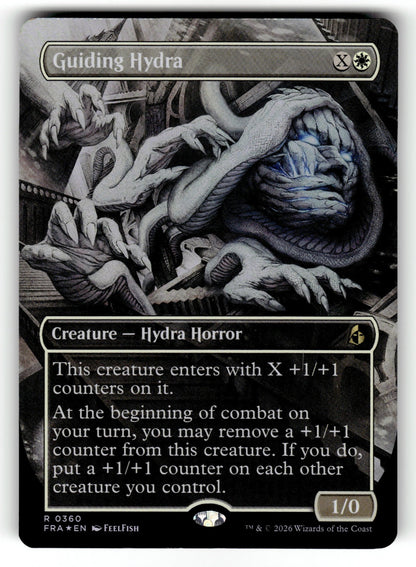 Guiding Hydra (Borderless) – 360 FRA: Reality Fracture R Foil NM