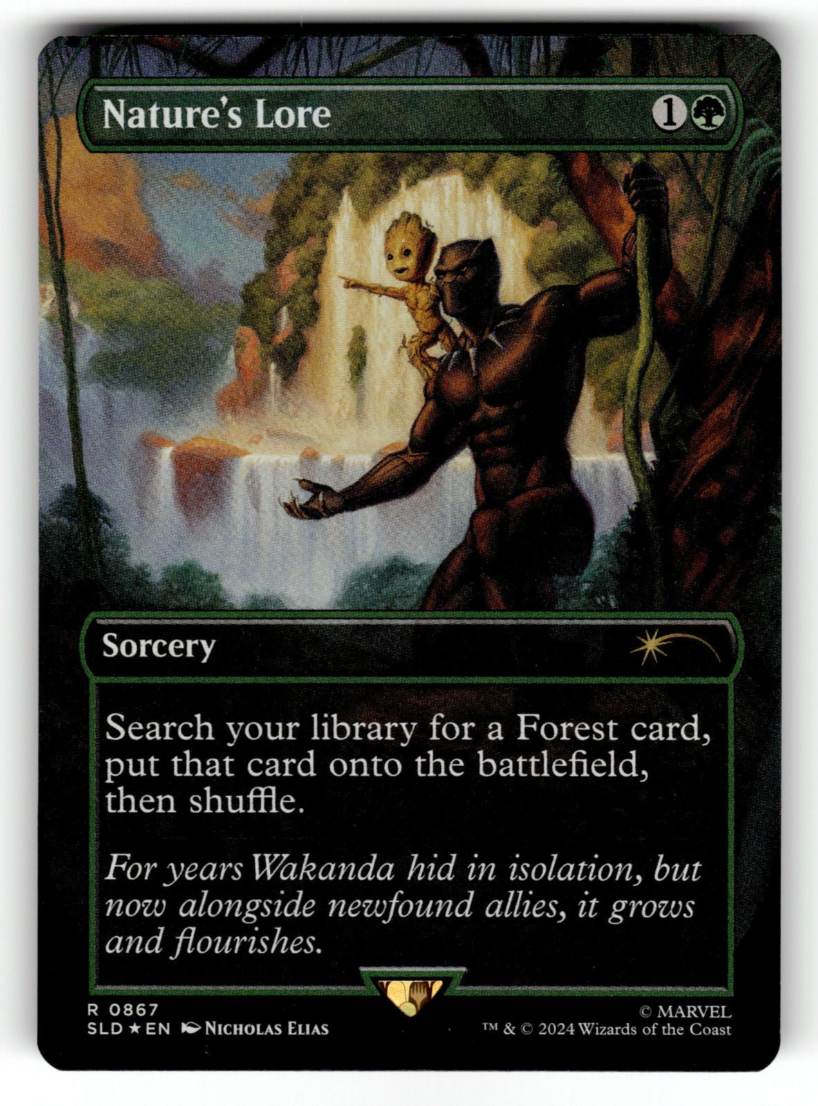Nature's Lore (Rainbow Foil) – 867 SLD: Secret Lair Drop Series R Foil NM