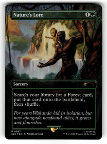 Nature's Lore (Rainbow Foil) – 867 SLD: Secret Lair Drop Series R Foil NM