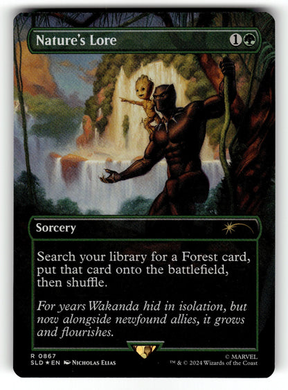 Nature's Lore (Rainbow Foil) – 867 SLD: Secret Lair Drop Series R Foil NM
