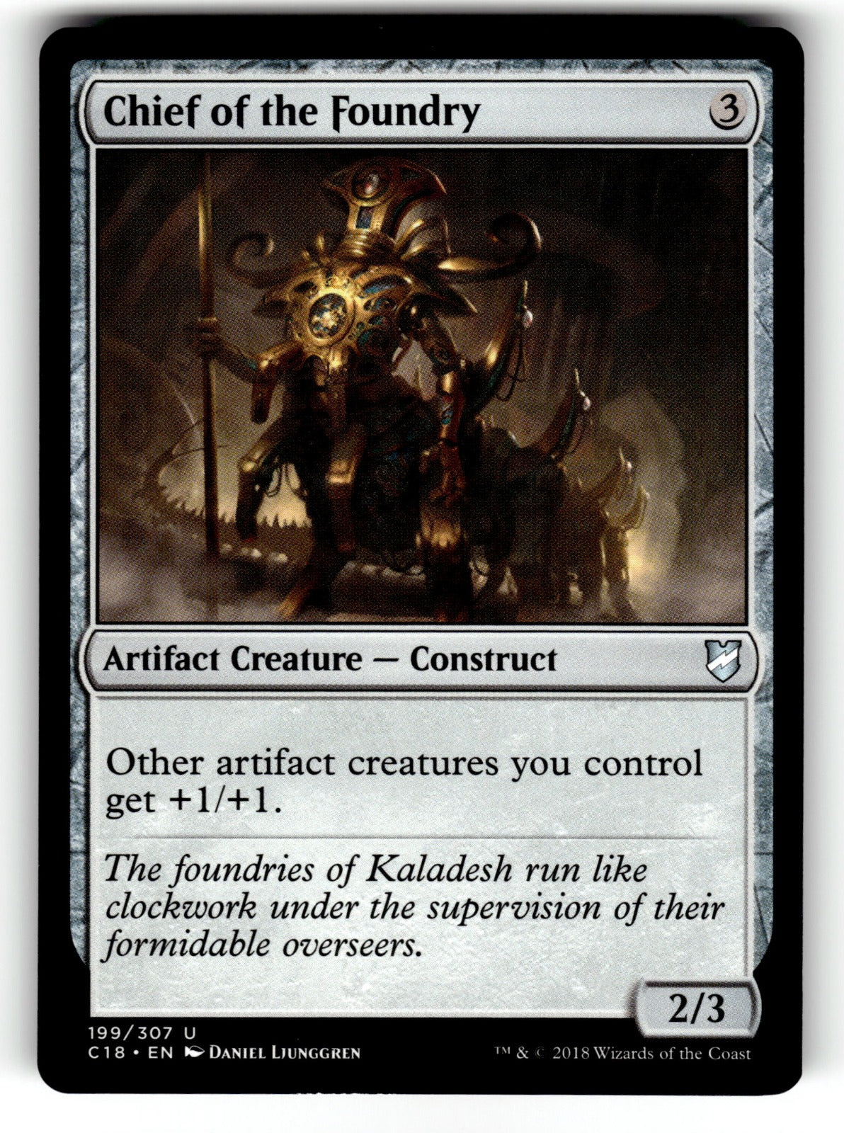 Chief of the Foundry – 199 C18: Commander 2018 U NM