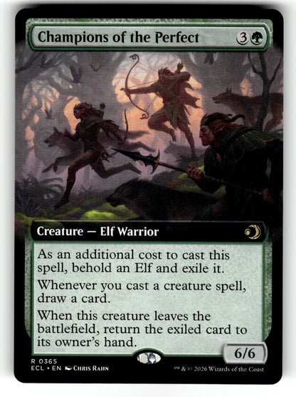 Champions of the Perfect (Extended Art) – 365 ECL: Lorwyn Eclipsed R NM
