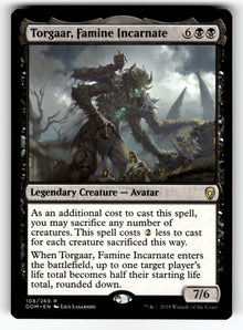 Torgaar, Famine Incarnate – 108 DOM: Dominaria R NM