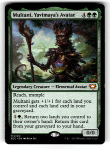 Multani, Yavimaya's Avatar – 100 EOC: Commander: Edge of Eternities M LP