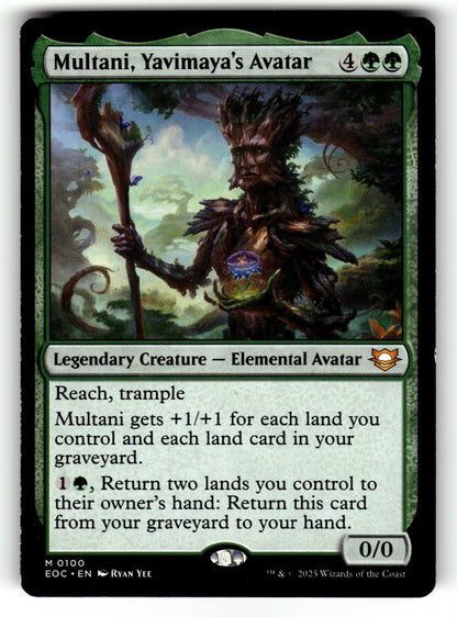 Multani, Yavimaya's Avatar – 100 EOC: Commander: Edge of Eternities M LP