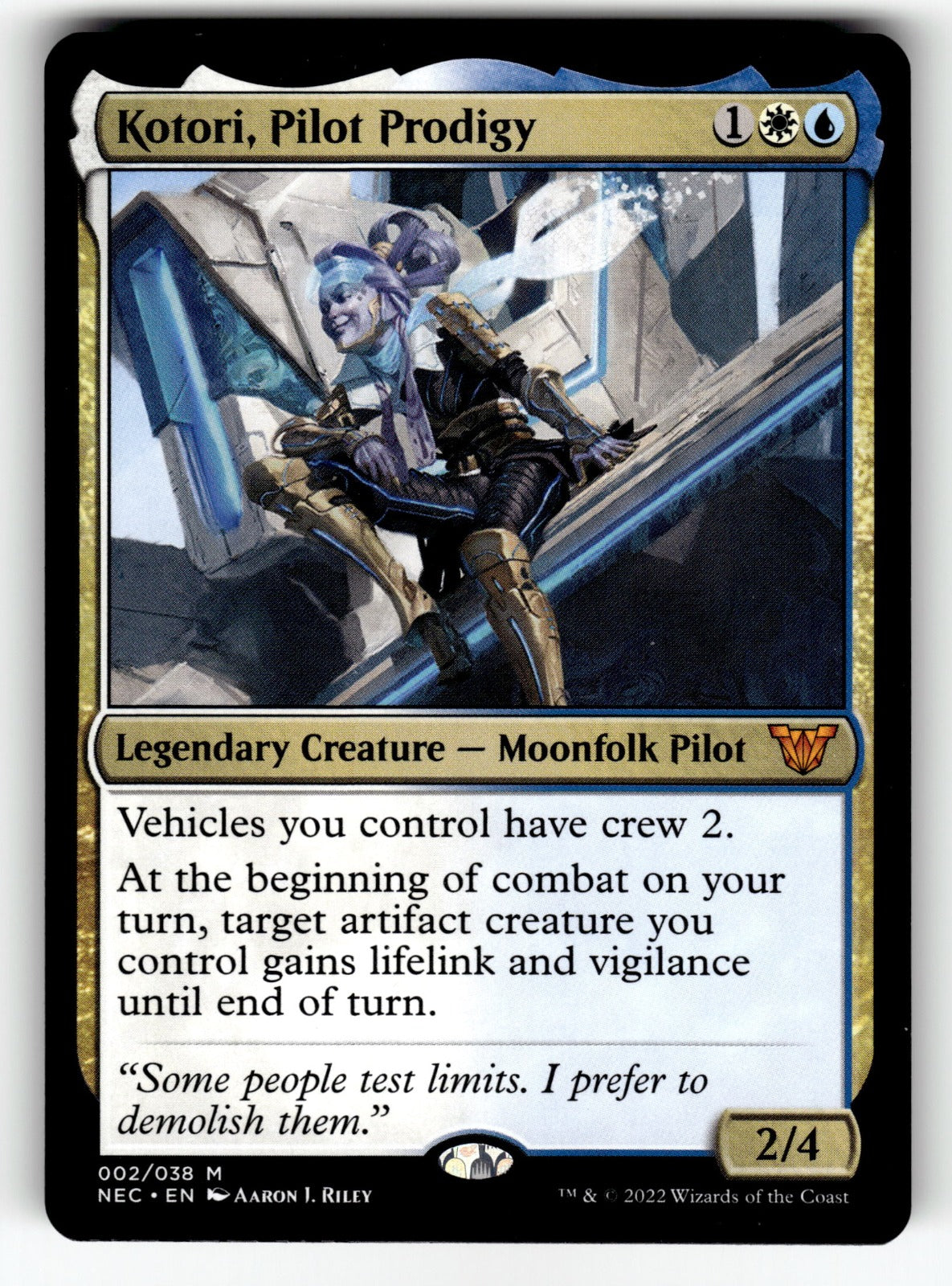 Kotori, Pilot Prodigy – 2 NEC: Commander: Kamigawa: Neon Dynasty M NM