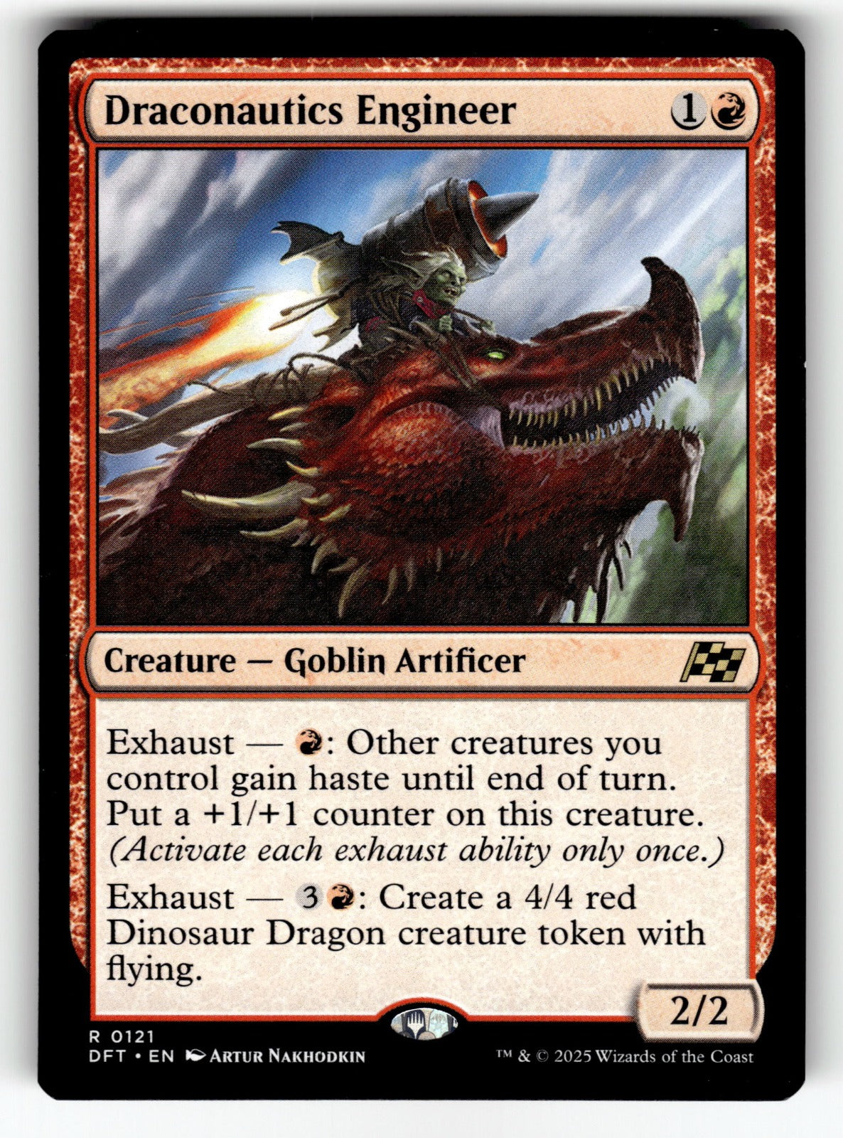 Draconautics Engineer – 121 DFT: Aetherdrift R NM