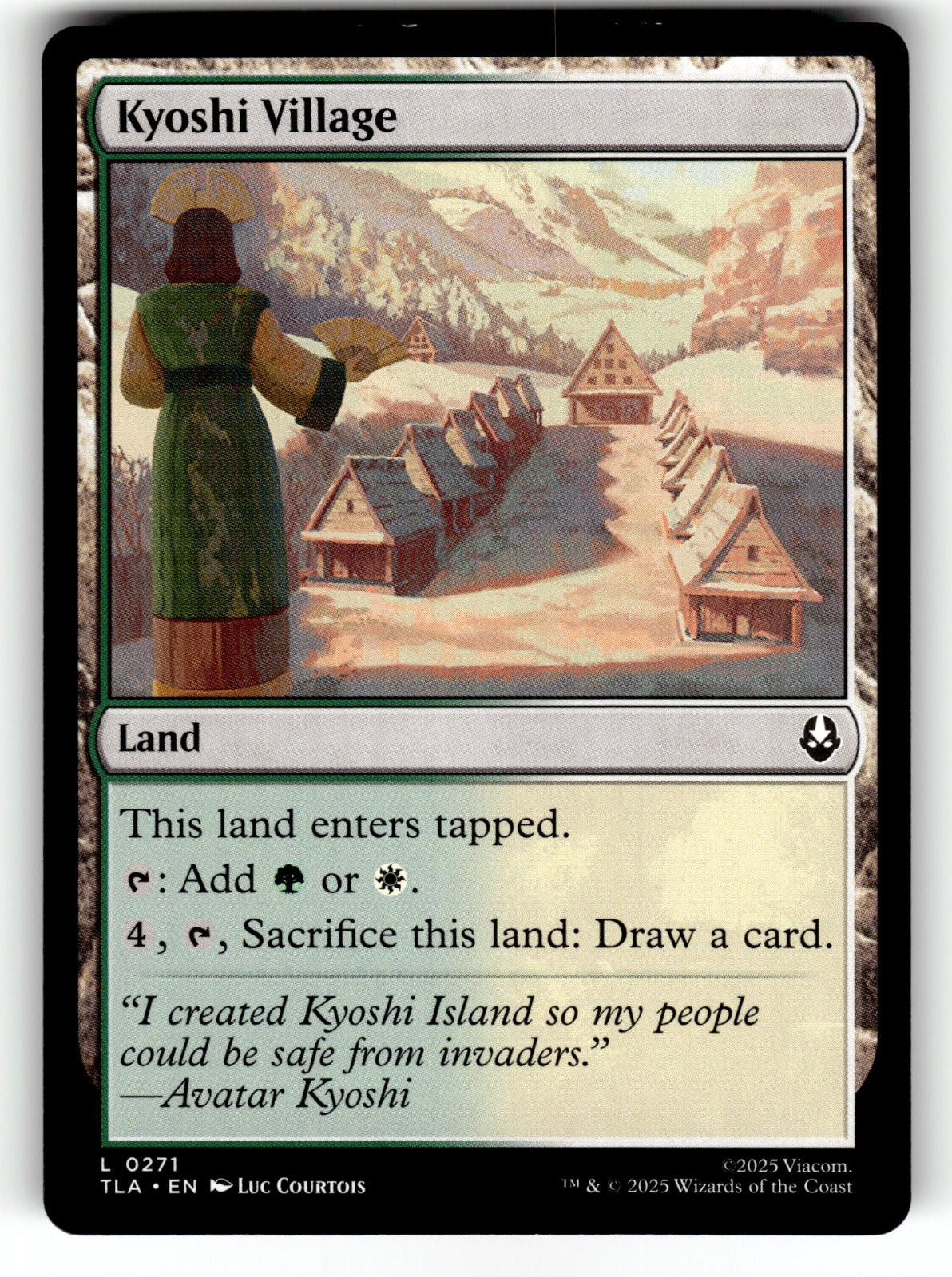 Kyoshi Village – 271 TLA: Avatar: The Last Airbender L NM