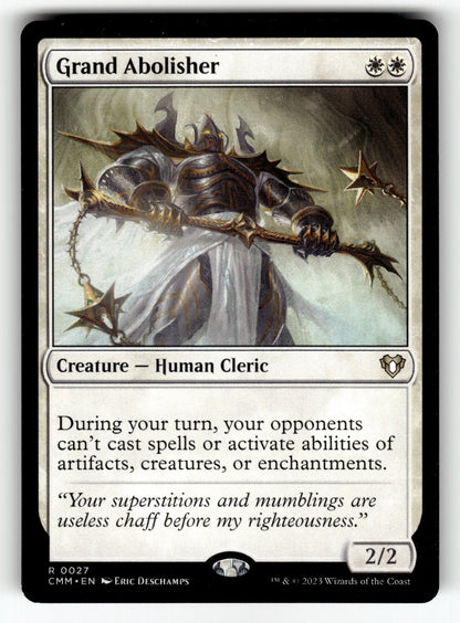 Grand Abolisher – 27 CMM: Commander Masters R NM