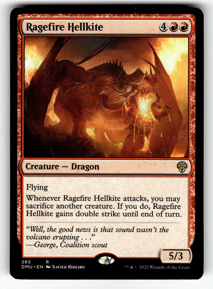 Ragefire Hellkite – 285 DMU: Dominaria United R NM