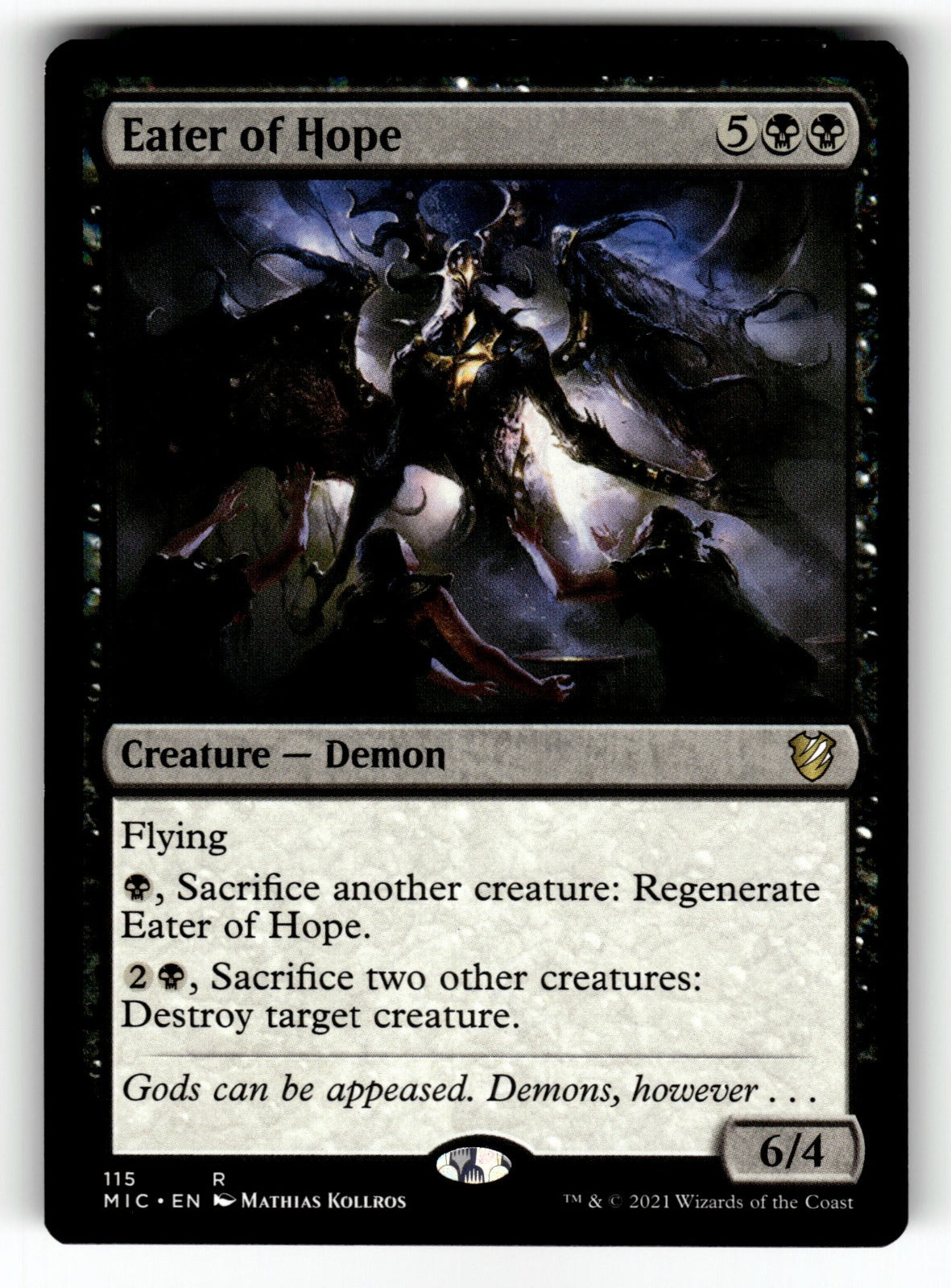 Eater of Hope – 115 MIC: Commander: Innistrad: Midnight Hunt R LP