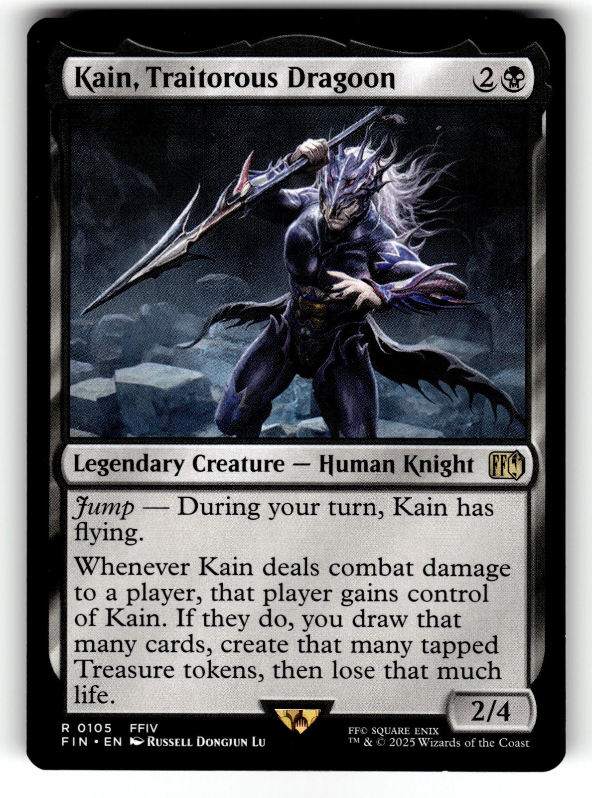 Kain, Traitorous Dragoon – 105 FIN: FINAL FANTASY R NM