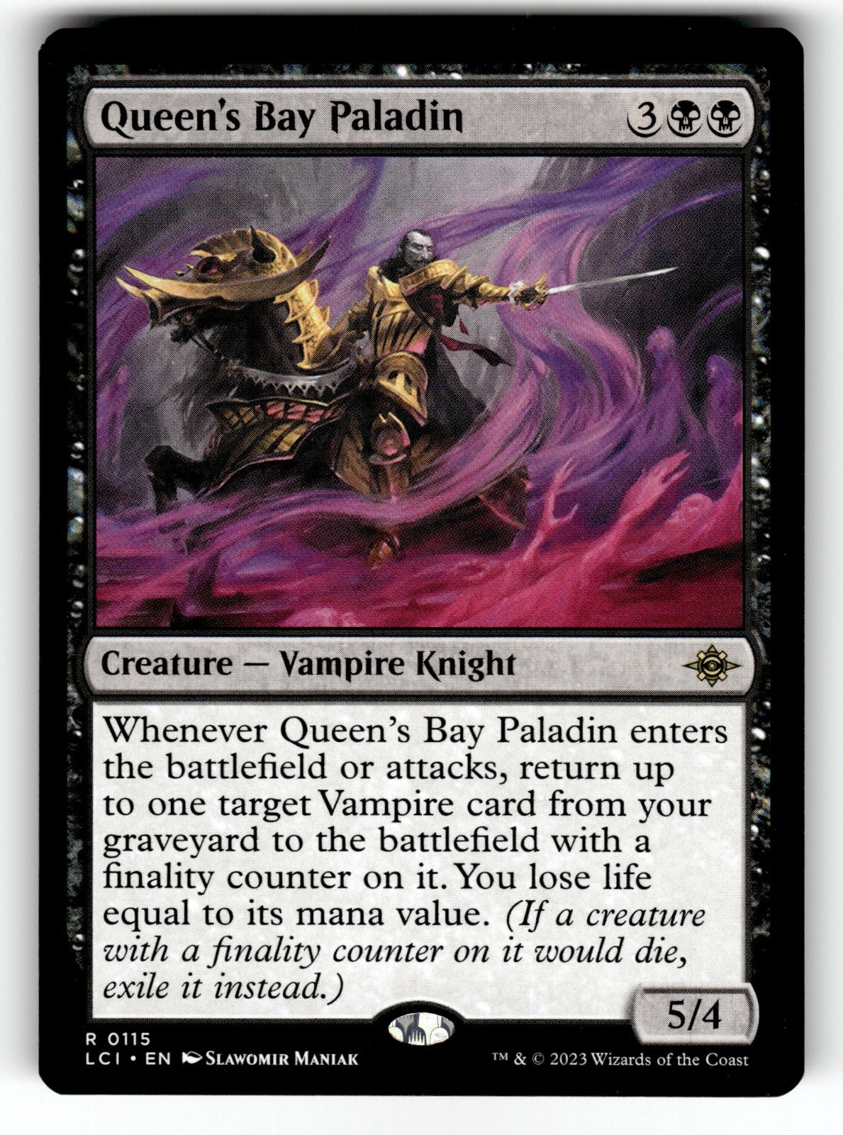 Queen's Bay Paladin – 115 LCI: The Lost Caverns of Ixalan R NM