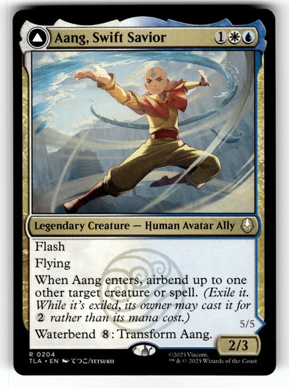 Aang, Swift Savior – 204 TLA: Avatar: The Last Airbender R NM