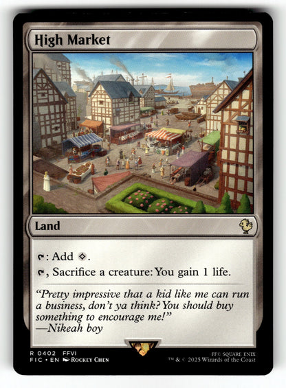 High Market – 402 FIC: Commander: FINAL FANTASY R LP