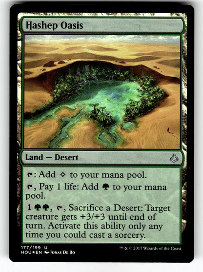 Hashep Oasis – 177 HOU: Hour of Devastation U Foil NM