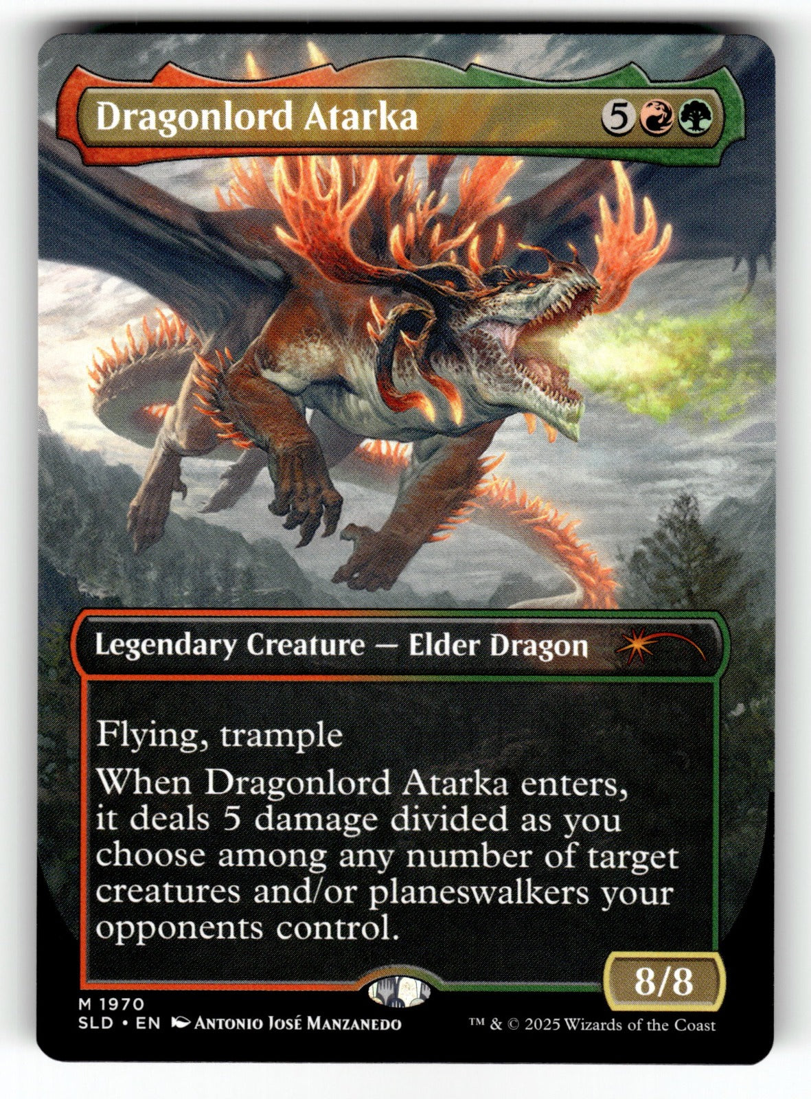 Dragonlord Atarka – 1970 SLD: Secret Lair Drop Series M NM