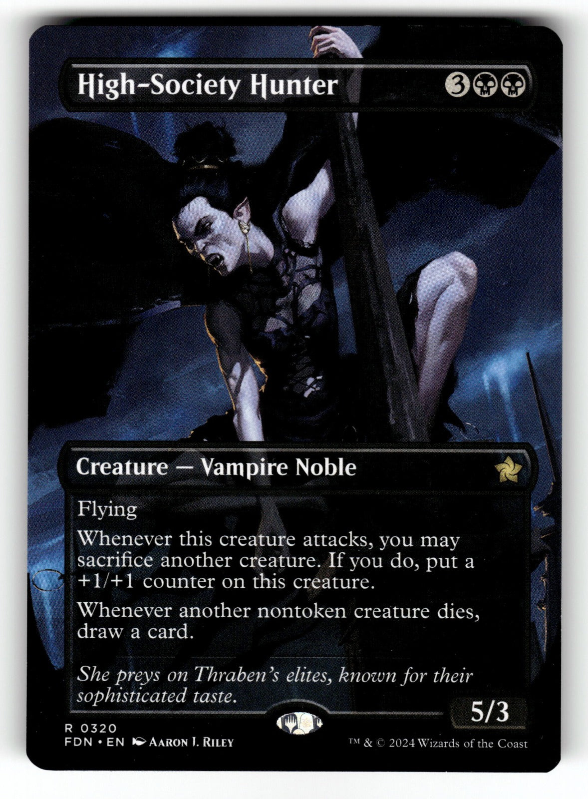 High-Society Hunter (Borderless) – 320 FDN: Foundations R NM
