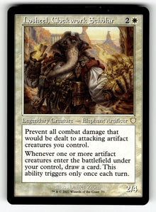 Losheel, Clockwork Scholar (Retro Frame) – 73 BRC: Commander: The Brothers' War R NM
