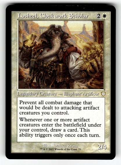 Losheel, Clockwork Scholar (Retro Frame) – 73 BRC: Commander: The Brothers' War R NM