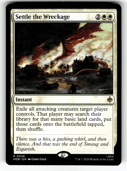 Settle the Wreckage – 26 HOB: The Hobbit R NM