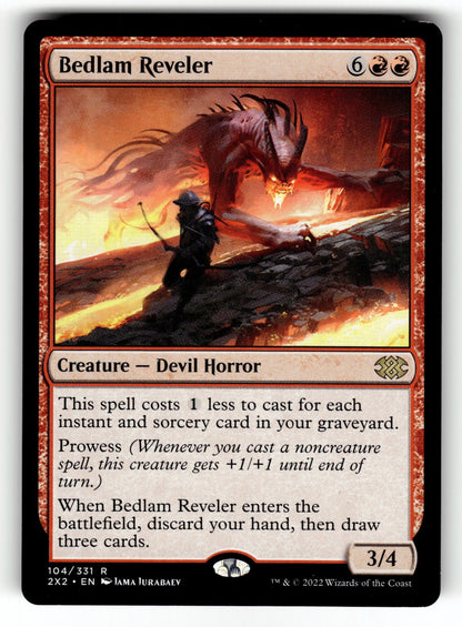 Bedlam Reveler – 104 2X2: Double Masters 2022 R NM