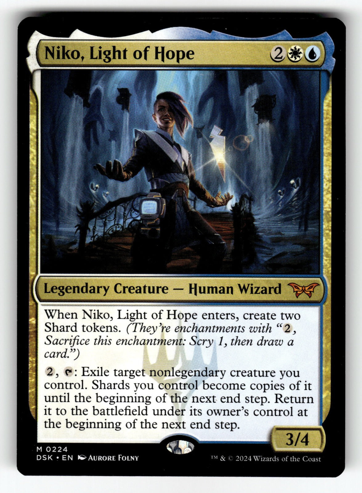 Niko, Light of Hope – 224 DSK: Duskmourn: House of Horror M NM