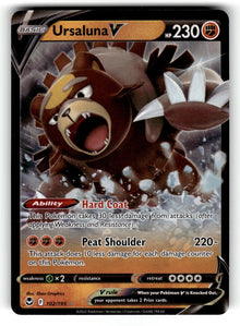 Ursaluna V – 102/195 SWSH12: SWSH12: Silver Tempest Ultra Rare Holo NM