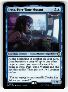Irma, Part-Time Mutant – 12 TMC: Commander: Teenage Mutant Ninja Turtles R NM