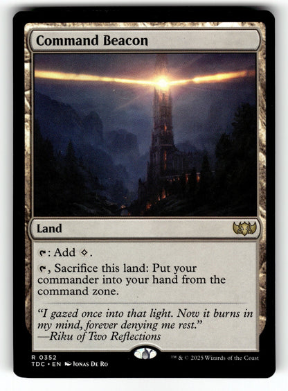 Command Beacon – 352 TDC: Commander: Tarkir: Dragonstorm R NM