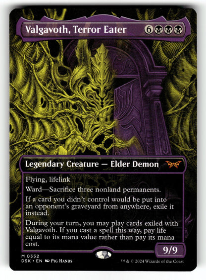 Valgavoth, Terror Eater (Showcase) – 352 DSK: Duskmourn: House of Horror M NM