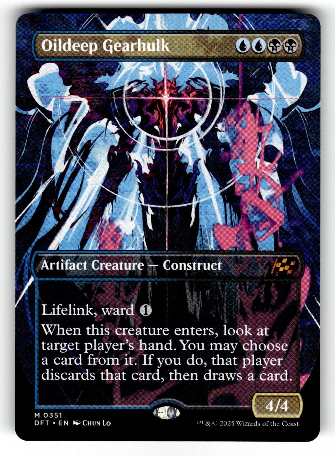 Oildeep Gearhulk (Borderless) – 351 DFT: Aetherdrift M NM