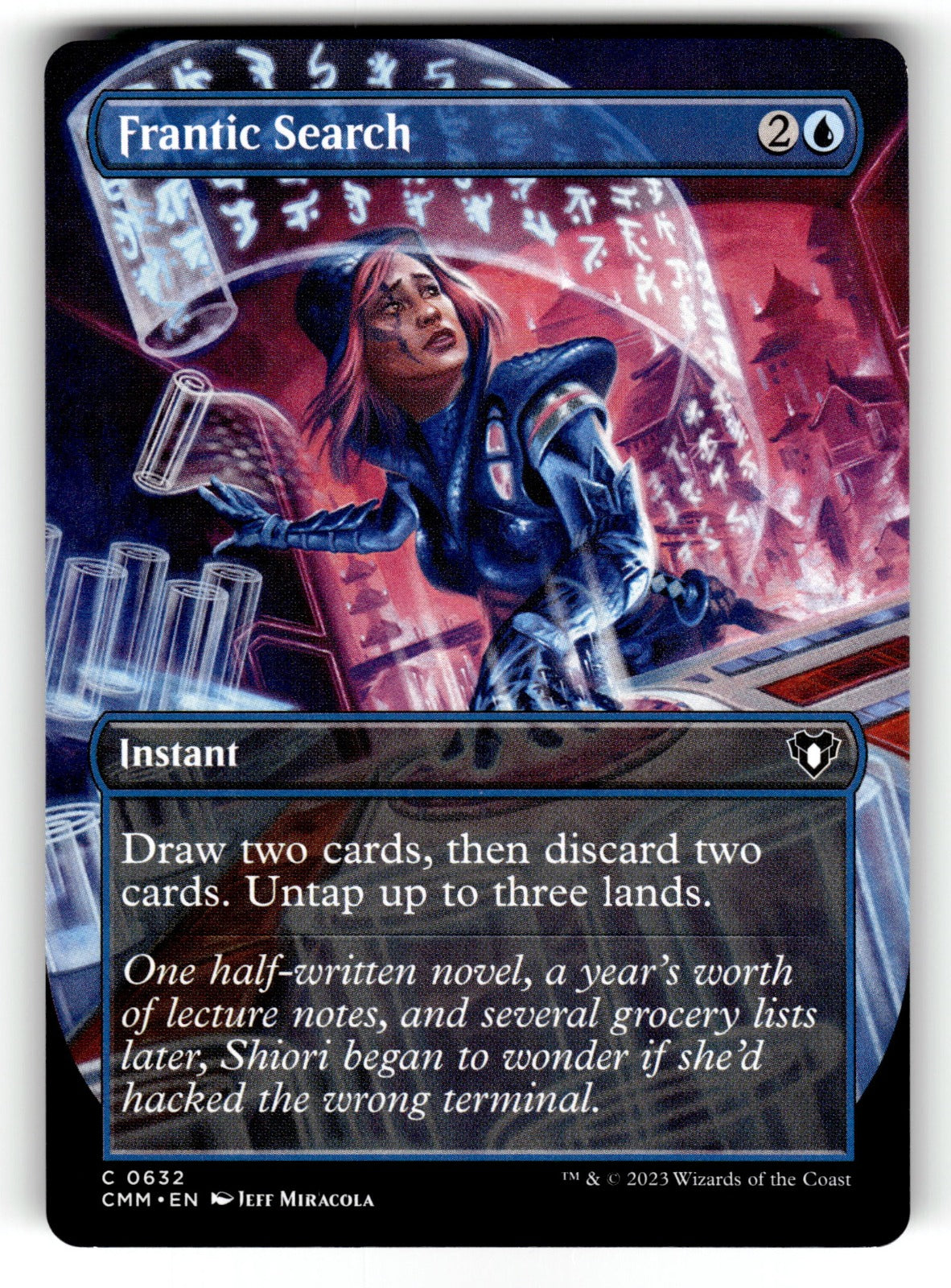 Frantic Search (Borderless) – 632 CMM: Commander Masters C NM
