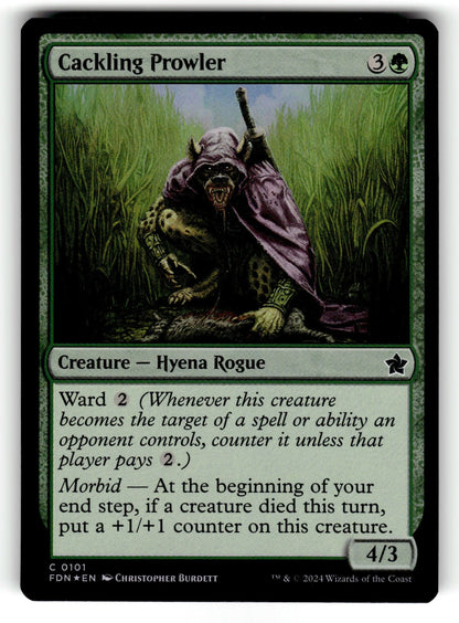 Cackling Prowler – 101 FDN: Foundations C Foil NM