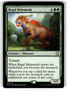 Regal Behemoth – 251 LCC: Commander: The Lost Caverns of Ixalan R NM