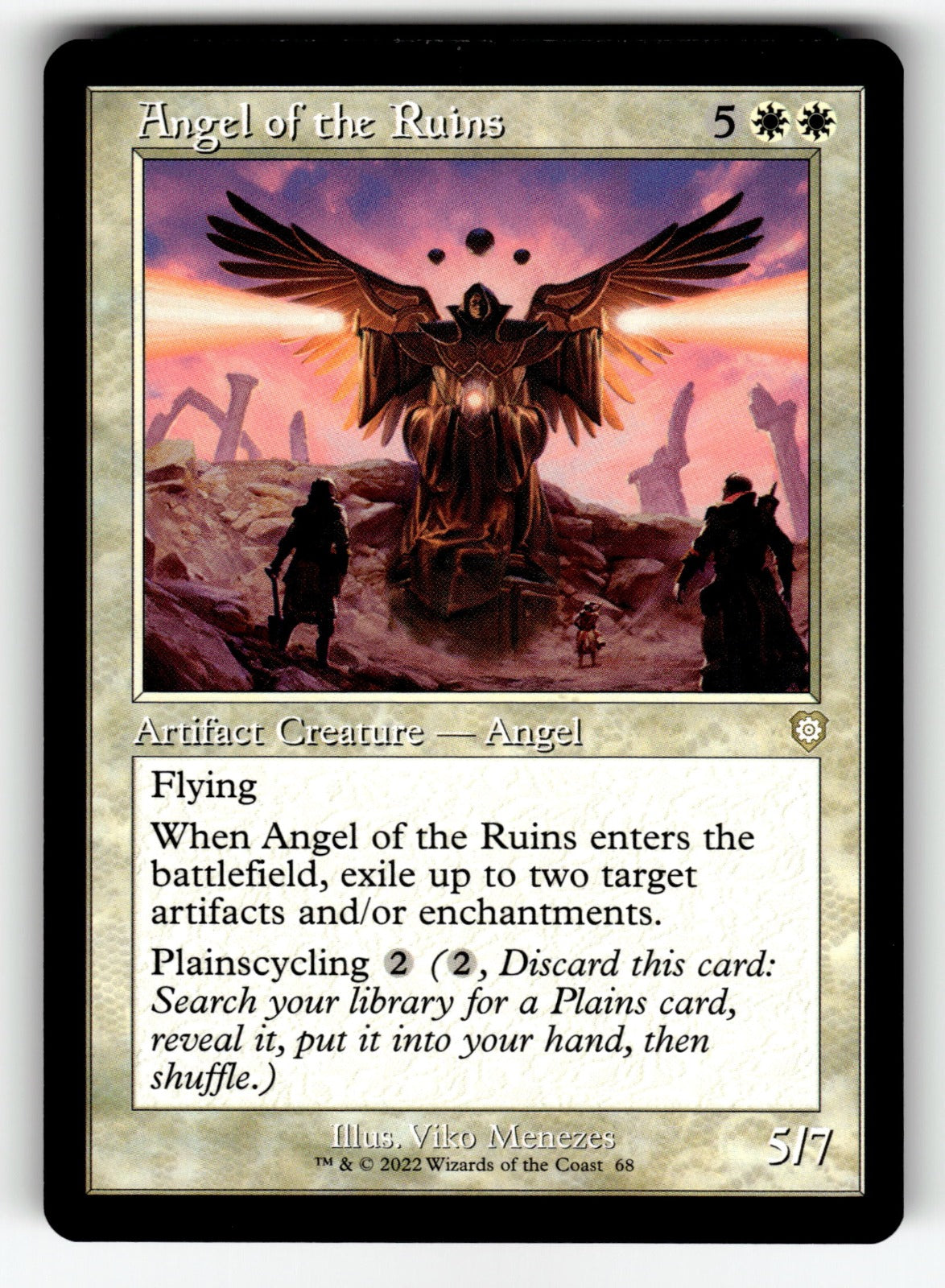 Angel of the Ruins – 134 BLC: Commander: Bloomburrow R NM