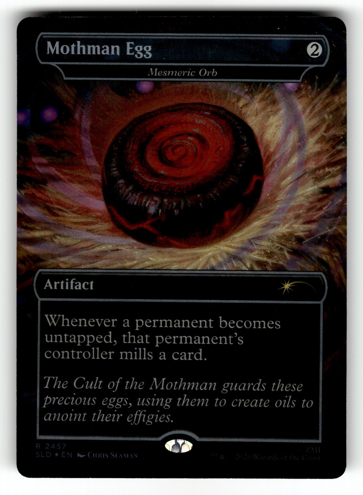 Mothman Egg - Mesmeric Orb – 2457 SLD: Secret Lair Drop Series R Foil NM