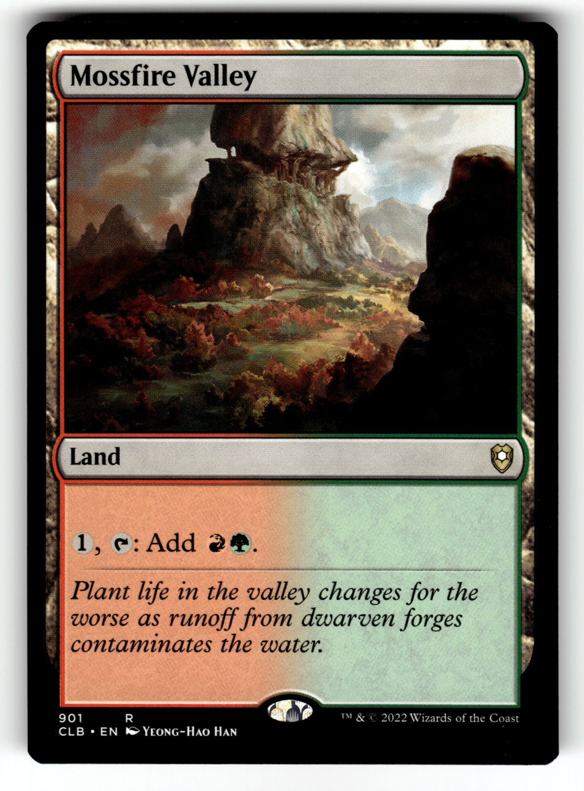 Mossfire Valley – 901 CLB: Commander Legends: Battle for Baldur's Gate R NM