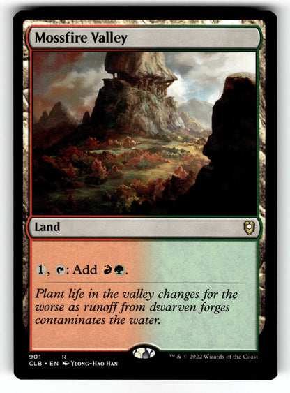 Mossfire Valley – 901 CLB: Commander Legends: Battle for Baldur's Gate R NM